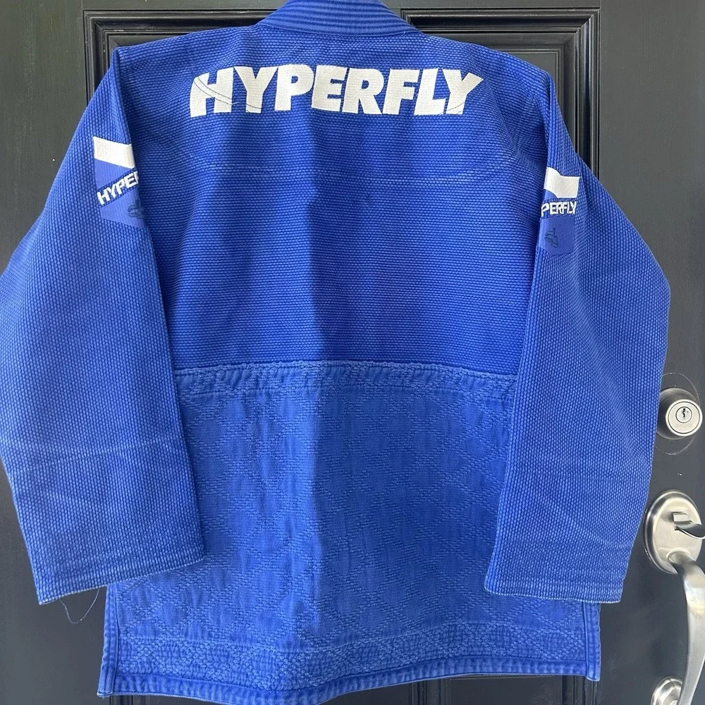 Hyperfly JudoFly X BJJ Premium Gi Men's Size A1 (Medium) Canvas Blue Top Only